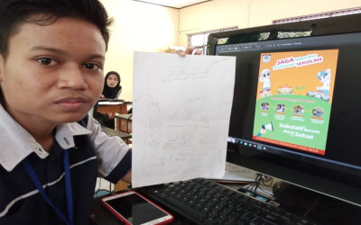 Praktek Jurusan Multimedia SMK Nur Insani